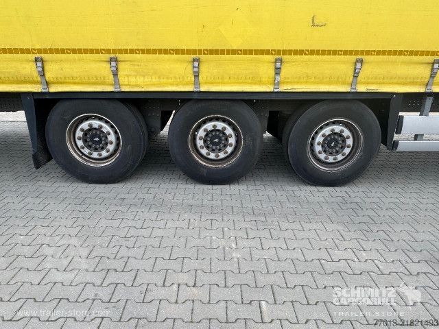 Auflieger mit Pritsche & Plane Schmitz Cargobull Curtainsider Standard