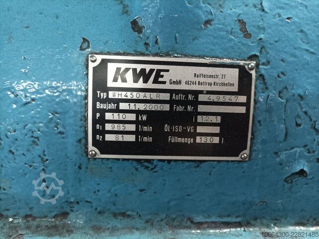 Rubber processing machine Deguma 