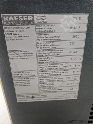 Schraubenkompressor mit Kältetrockner Kaeser airtower 8 