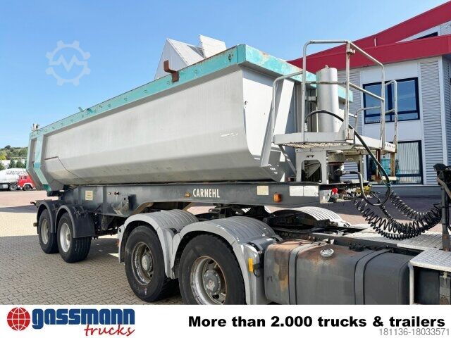 Tipper semitrailer Carnehl CHKS/HH, Stahlmulde ca. 25m³