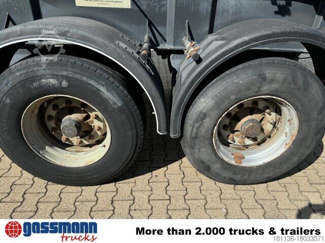 Tipper semitrailer Carnehl CHKS/HH, Stahlmulde ca. 25m³