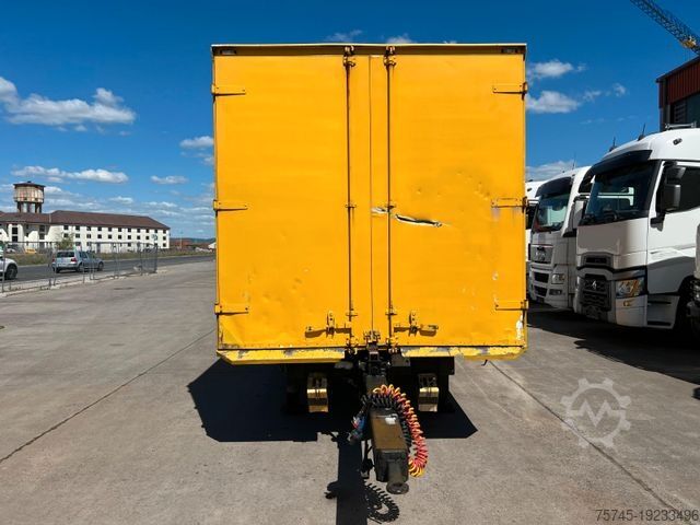 Box trailer SPIER ZGL255 * KOFFER * LUFT * BPW * DURCHLADER