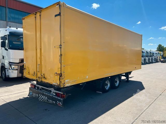 Box trailer SPIER ZGL255 * KOFFER * LUFT * BPW * DURCHLADER