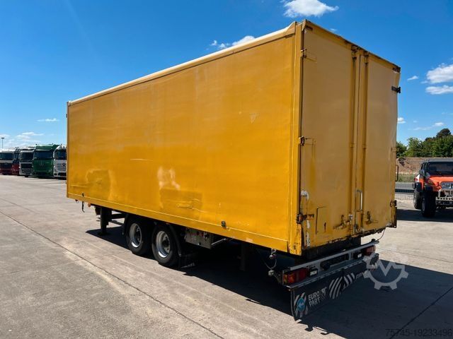 Box trailer SPIER ZGL255 * KOFFER * LUFT * BPW * DURCHLADER
