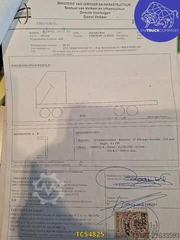 Container transportation Mercedes-Benz Actros 3235