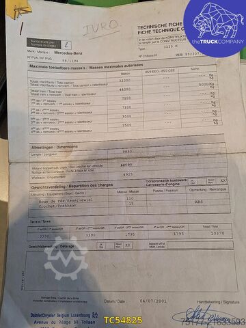 Container transportation Mercedes-Benz Actros 3235