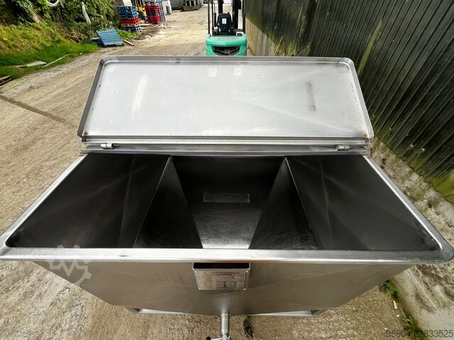 1500 Ltr Vessel / Tank 316 Stainless 316 Process Stainless Steel Tank 1500 Lt BCD Process Vessal