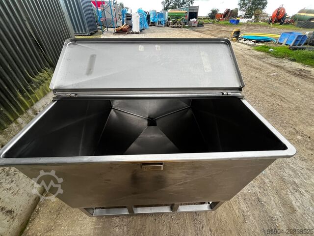 1500 Ltr Vessel / Tank 316 Stainless 316 Process Stainless Steel Tank 1500 Lt BCD Process Vessal