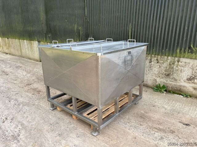 1500 Ltr Vessel / Tank 316 Stainless 316 Process Stainless Steel Tank 1500 Lt BCD Process Vessal