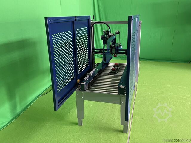 Kartonverschließer für geöffnete Kartons Kartonverschließmaschine min. B115/H110 MH-FJ-3A mit Deckelverschließmechanismus