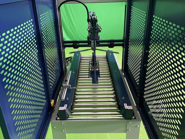 Kartonverschließer für geöffnete Kartons Kartonverschließmaschine min. B115/H110 MH-FJ-3A mit Deckelverschließmechanismus