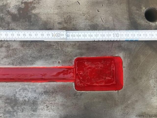 Aufspannplatte mit T-Nuten aus Stahlguß-Grauguß; Grundplatte von Radialbohrmaschine, Montagetisch, M  Nutenplatte