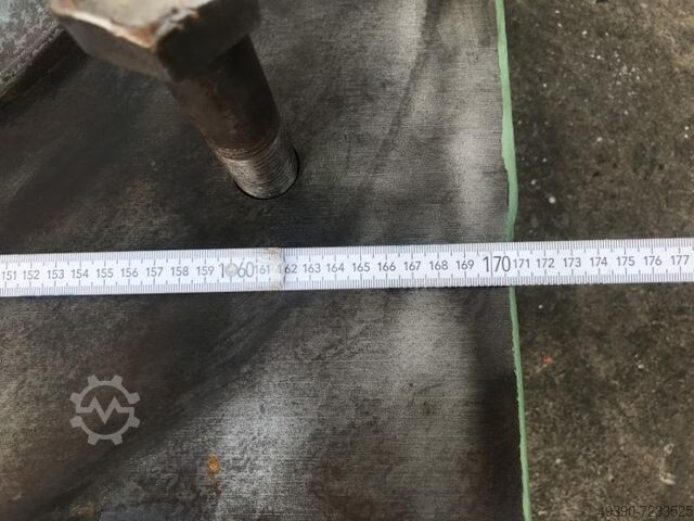 Aufspannplatte mit T-Nuten aus Stahlguß-Grauguß; Grundplatte von Radialbohrmaschine, Montagetisch, M  Nutenplatte