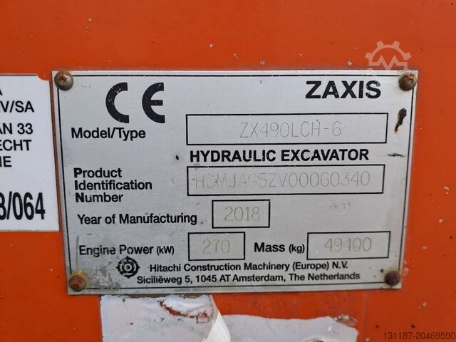Raupenbagger Hitachi ZX 490 LC H-6 (Lift Cab)