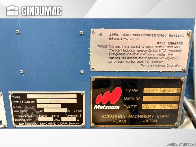 Matsuura MAM 72-63 V Matsuura MAM 72-63 V