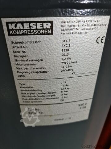 Schraubenkompressor Kaeser SXC 3