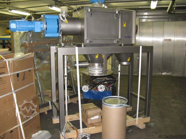 7"X 3' J.Engelsmann VIRO 300-800-4571-St/FDA-konform Stainless Steel Cylindrical Rotary Sifter J. ENGELSMANN VIRO 300-800-4571-ST/FTA