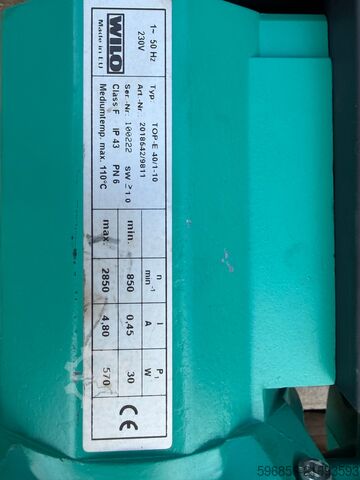 WILO TOP-E 40/1-10 230V electronic DN40 WILO TOP-E 40/1-10 230V elektroniczna DN40 WILO TOP-E 40/1-10 230V elektroniczna DN40