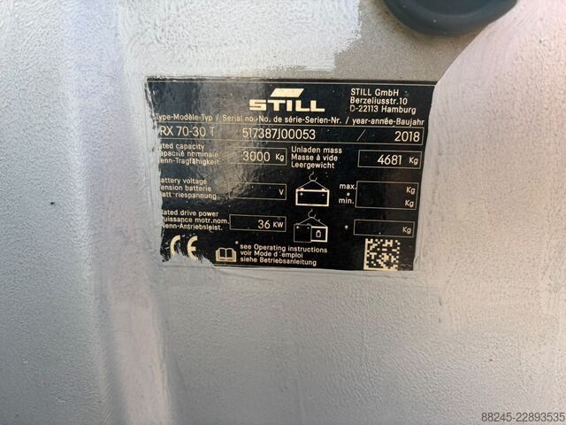 VS-23074 LPG Triplex forklift Still RX70-30T STILL RX70-30T