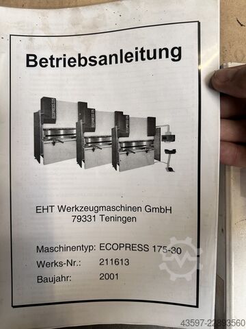 Abkantpresse EHT Ecopress 175-30