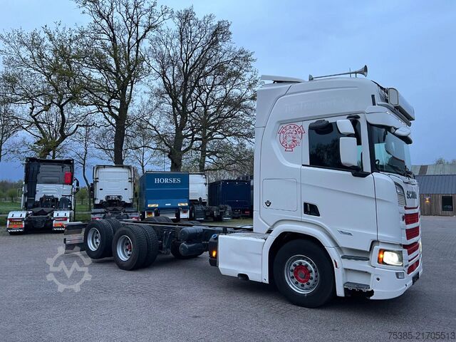Chassis with cab Scania R580 V8 NGS 6x2 King low km