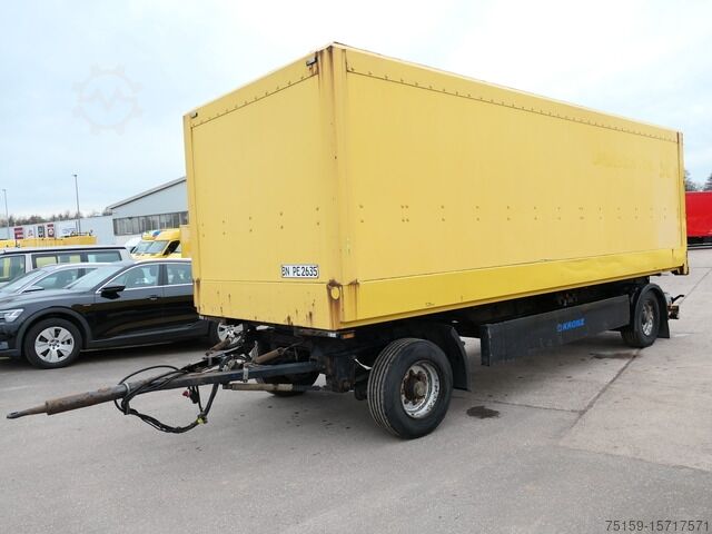 Box trailer krone AKZ 18 EL PORTALTÜREN