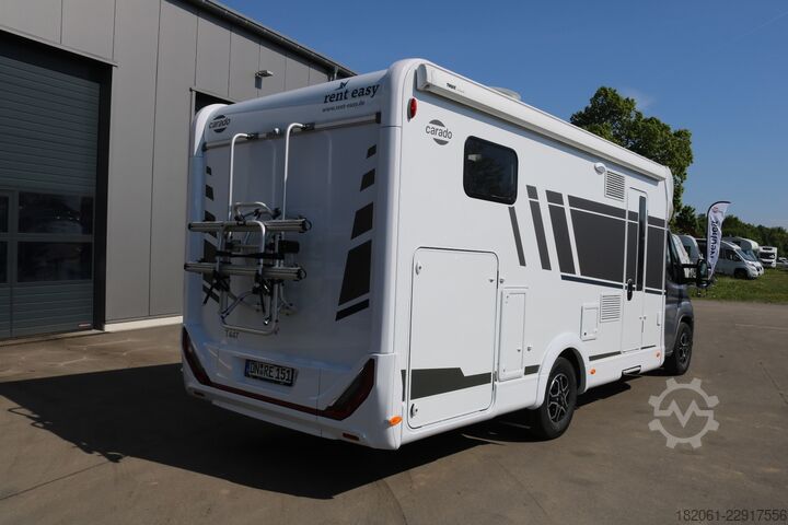 Teilintegriertes Wohnmobil Carado T 447 AT8G+TV+Thule+DoppelRFK+Hubbett