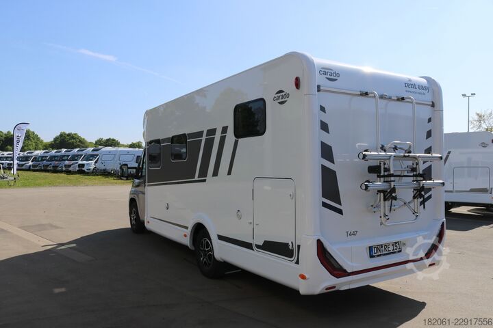 Teilintegriertes Wohnmobil Carado T 447 AT8G+TV+Thule+DoppelRFK+Hubbett