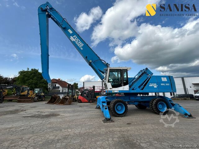 Mobilbagger Fuchs Terrex MHL360D/Umschlagbagger/Ausleger 18m