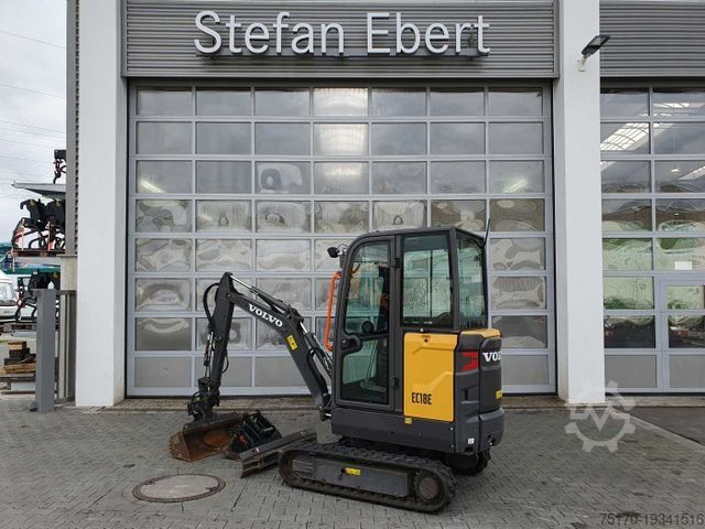 Minibagger VOLVO EC18E / nur 415h! / MS01 / 2021 / inkl 2x Löffel