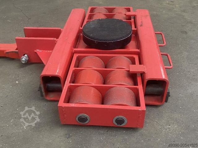 Machine trolley, steerable trolley with turntable, machine trolley, steerable trolley, transport tro S.W.L. 