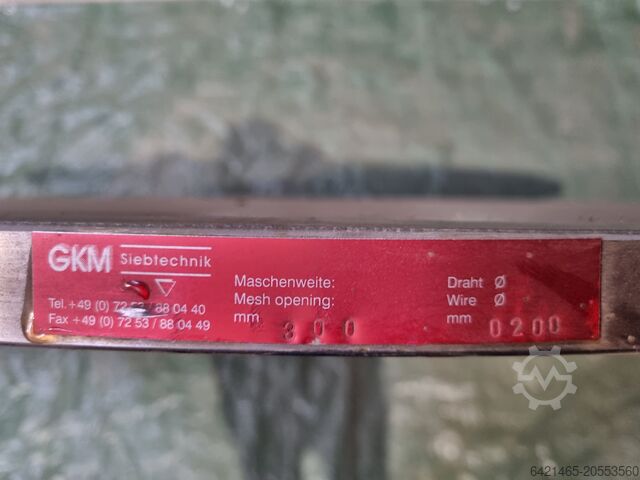 Taumelsiebmaschine Allgaier TSM 1600