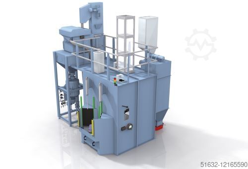 Sandblasting unit, shot blasting unit SCHLICK Weelabrator TT 5