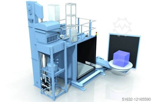 Sandblasting unit, shot blasting unit SCHLICK Weelabrator TT 5