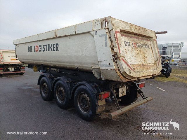 Tipper semitrailer Schmitz Cargobull Tipper Steel half pipe body