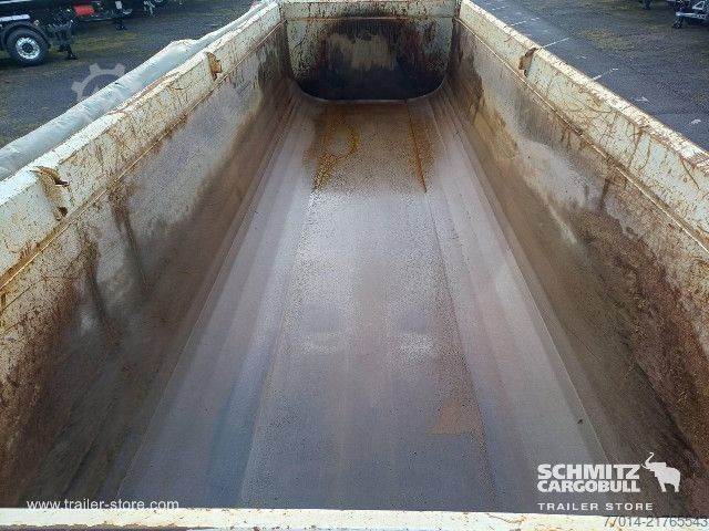 Tipper semitrailer Schmitz Cargobull Tipper Steel half pipe body