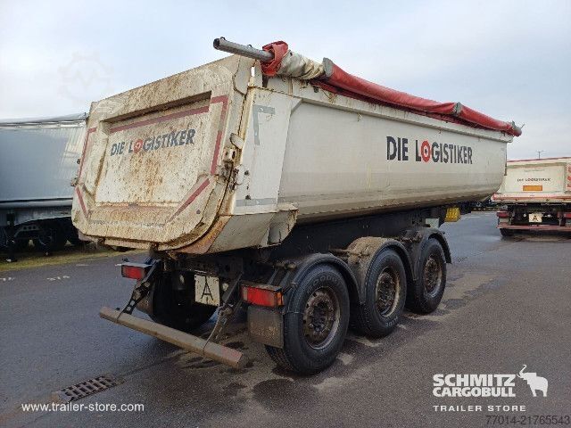 Tipper semitrailer Schmitz Cargobull Tipper Steel half pipe body