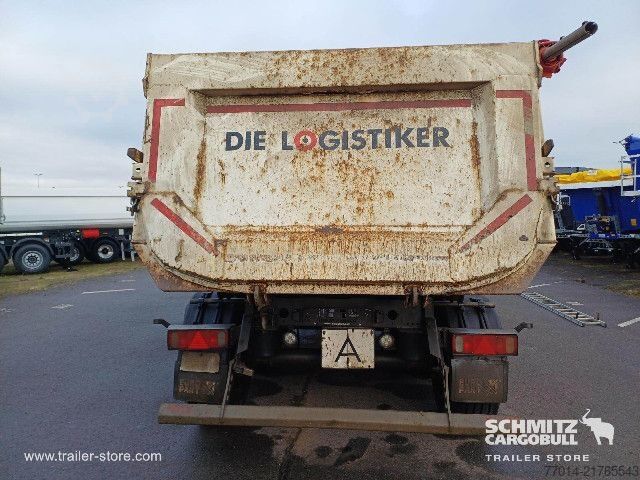 Tipper semitrailer Schmitz Cargobull Tipper Steel half pipe body