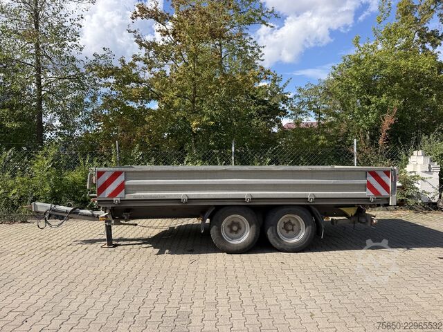 Tipper trailer  TK  Tandemkipper- Tieflader, Breitbereifung