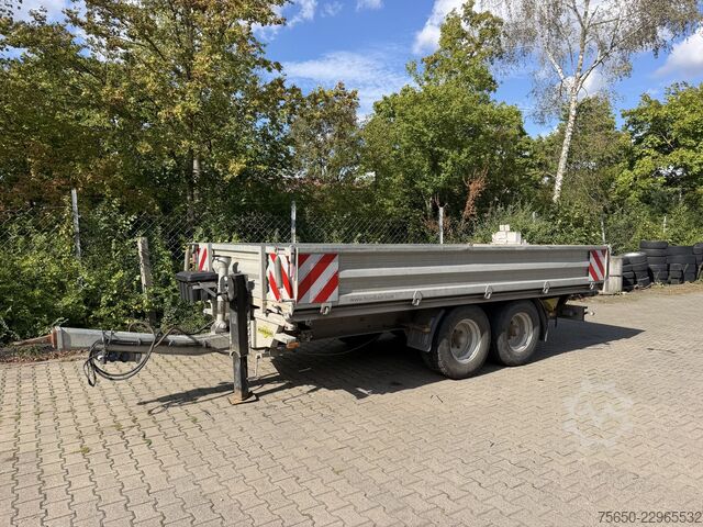 Tipper trailer  TK  Tandemkipper- Tieflader, Breitbereifung