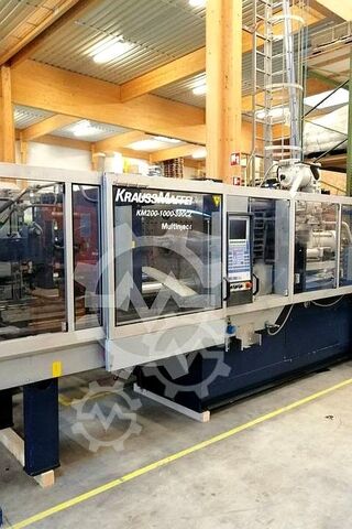 Multi-material injection molding machine KraussMaffei KM200-1000-390 CZ