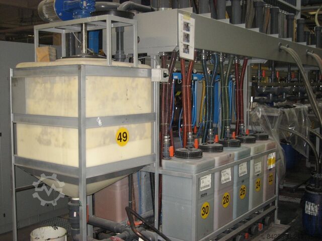 Färbeanlage automatic color kitchen TERMOELETTRONICA TERMO COLOR Rot 72 pos