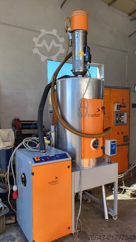 Dry air dryer with material extractor Motan Luxor LS 80