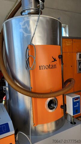 Dry air dryer with material extractor Motan Luxor LS 80