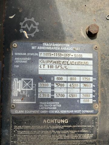 Diesel Forklift Clark C500 YB135 D