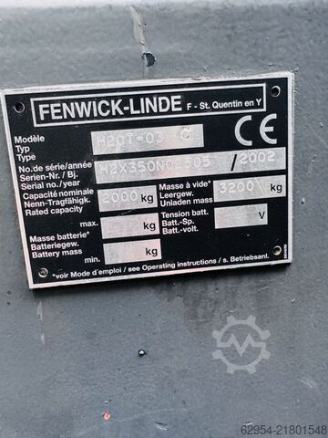 LPG Forklifts Linde H 20 T-03 Duplex