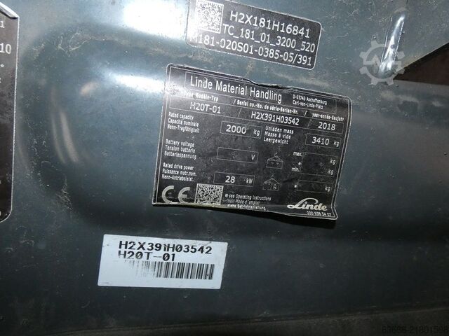 LPG Forklifts Linde H 20 T - 01 -391