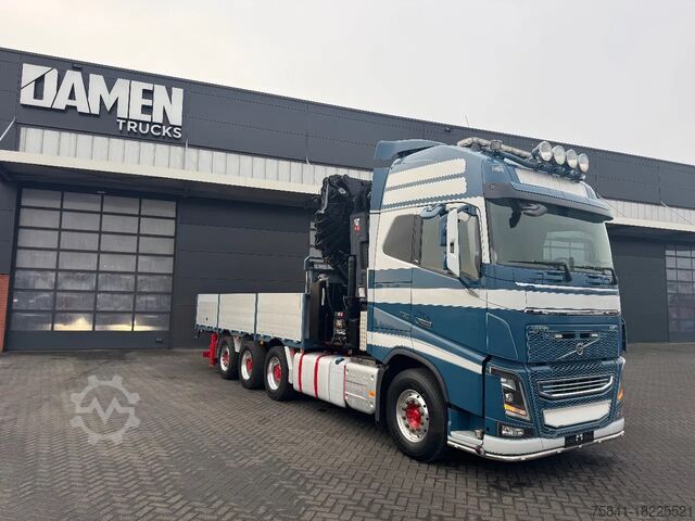 Crane truck Volvo FH 16.750 8x4 HIAB 638 E-8 + JIB 150X-6
