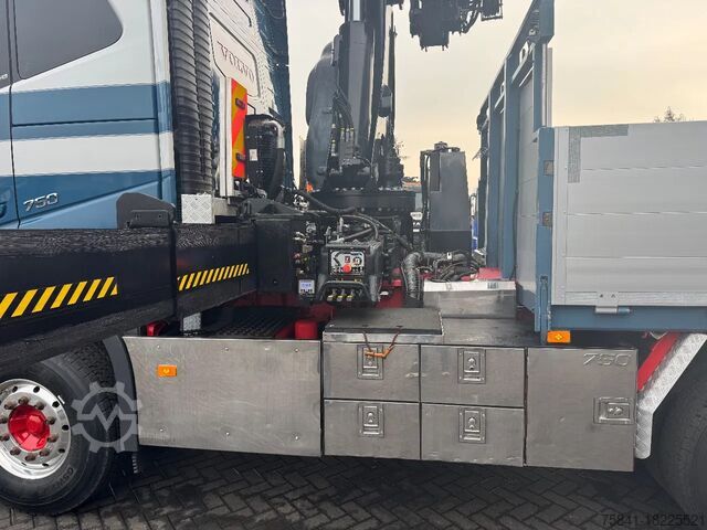 Crane truck Volvo FH 16.750 8x4 HIAB 638 E-8 + JIB 150X-6