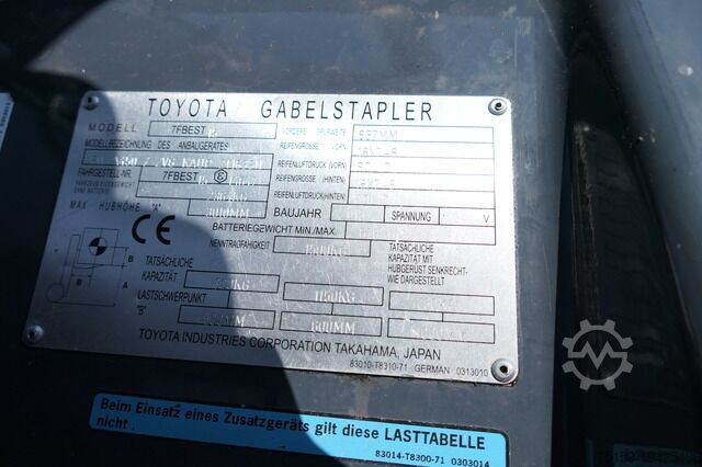 Sonstige toyota 7FBEST 15 Elektro 3-Rad